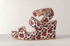 SS12 MINI MEAN ROSES WEDGE BANDAGE - RED